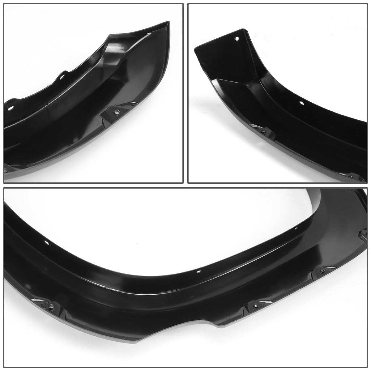 16-17 Toyota Tacoma Pocket-Riveted Style Wheel Flares - Textured Black
