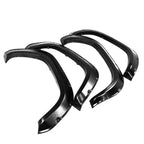 16-17 Toyota Tacoma Pocket-Riveted Style Wheel Flares - Textured Black