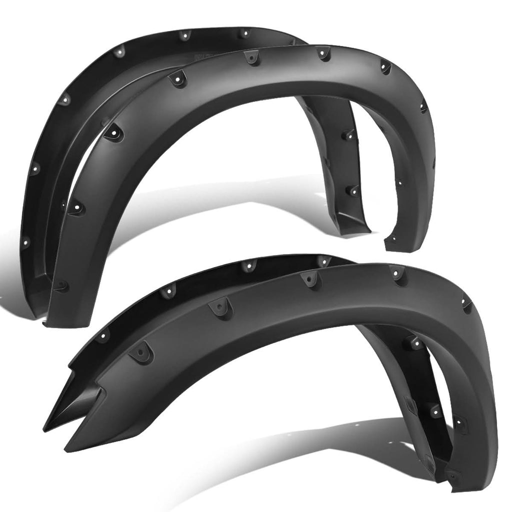 10-18 Dodge Ram 2500 3500 Pocket-Riveted Style Wheel Flares - Textured