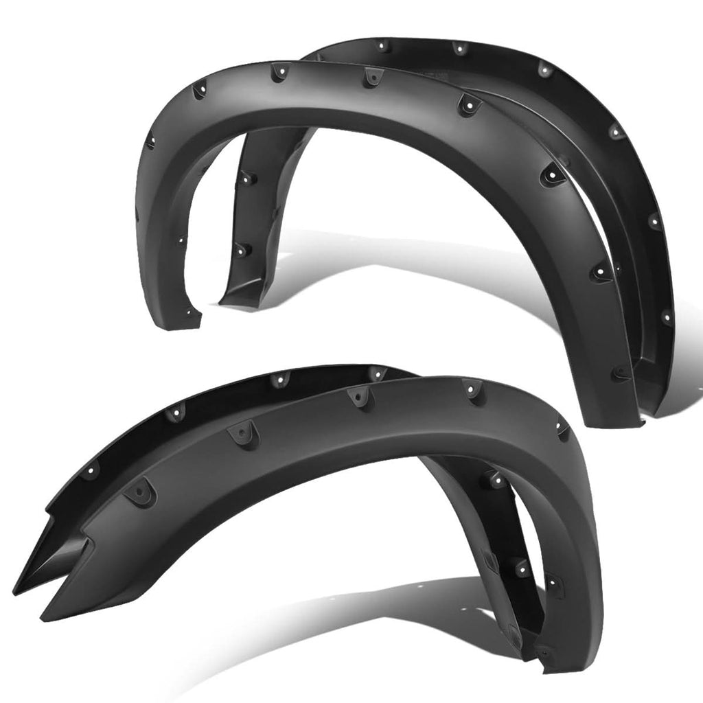 10-18 Dodge Ram 2500 3500 Pocket-Riveted Style Wheel Flares - Textured
