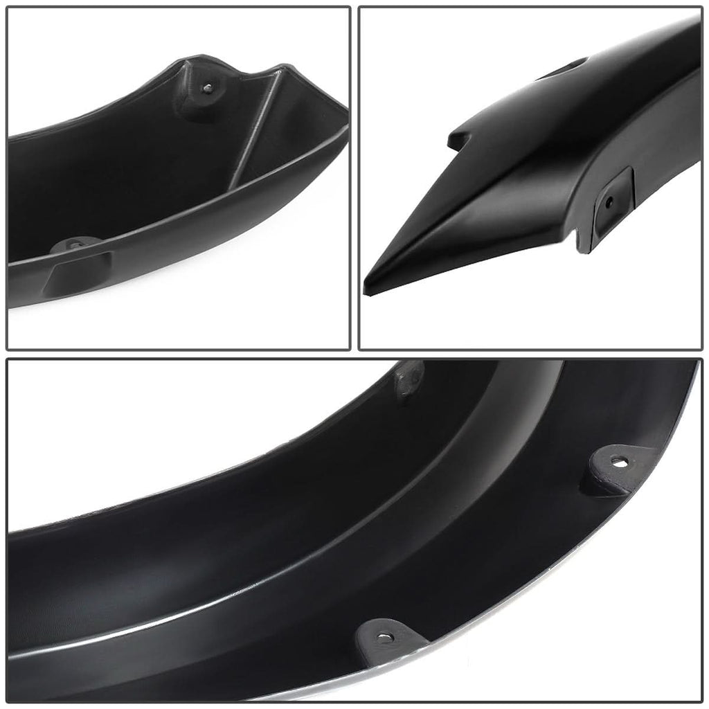 10-18 Dodge Ram 2500 3500 Pocket-Riveted Style Wheel Flares - Textured