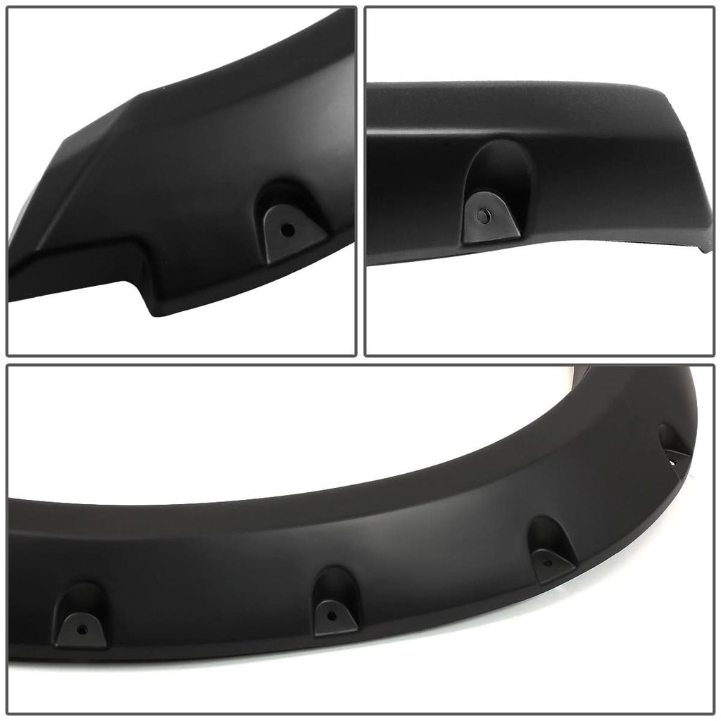 09-18 Dodge Ram 1500 Pocket-Riveted Style Wheel Flares Textured