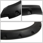 09-18 Dodge Ram 1500 Pocket-Riveted Style Wheel Flares Textured