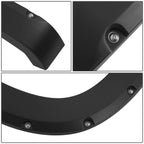 07-13 GMC Sierra 1500 Tidal Style Fender Flares 4PC Pocket Rivet