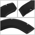 07-13 GMC Sierra 1500 Tidal Style Fender Flares 4PC Pocket Rivet