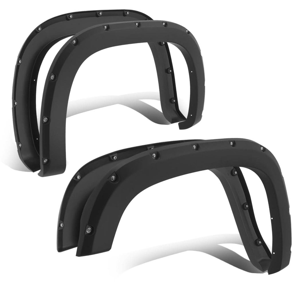 07-13 GMC Sierra 1500 Tidal Style Fender Flares 4PC Pocket Rivet