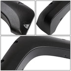 07-14 Chevrolet Silverado Pocket-Riveted Style Wheel Flares - Textured