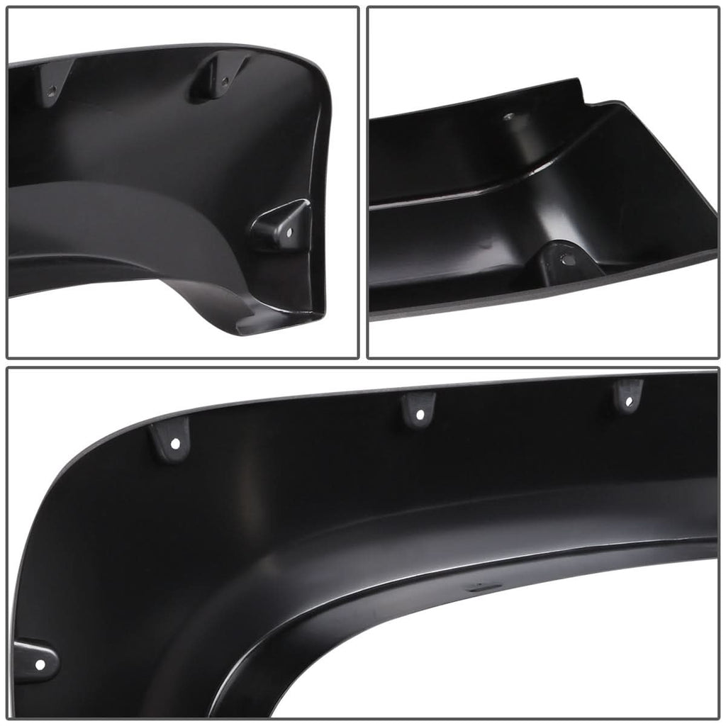 07-14 Chevrolet Silverado Pocket-Riveted Style Wheel Flares - Textured