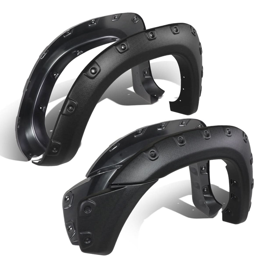 2012-2015 Toyota Tacoma Textured Wheel Flares - Matte Black