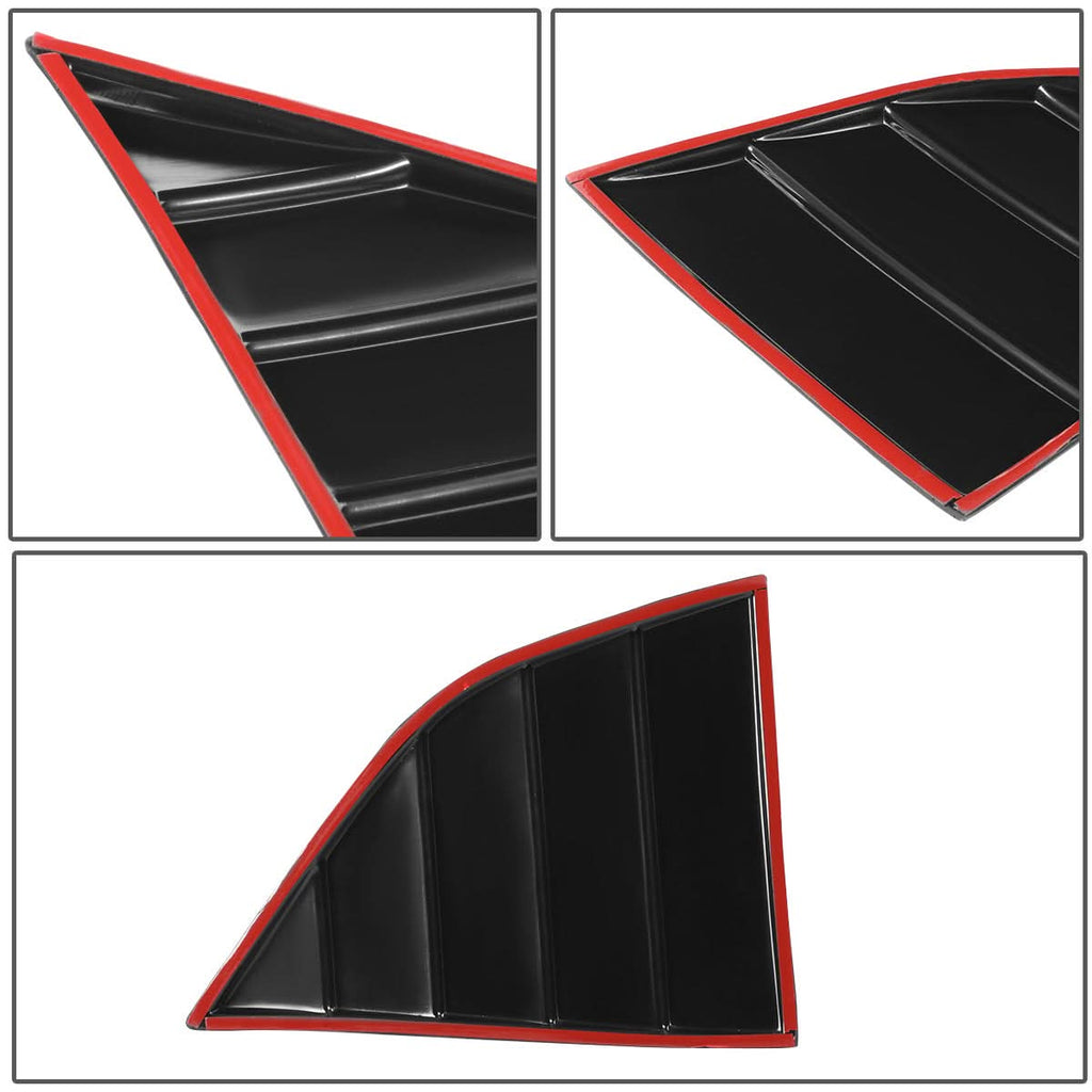 2008-2019 Dodge Challenger Side Window Louvers - 2 Piece
