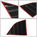 2008-2019 Dodge Challenger Side Window Louvers - 2 Piece