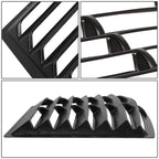 79-93 Ford Mustang Fastback Rear Window Louver - Black