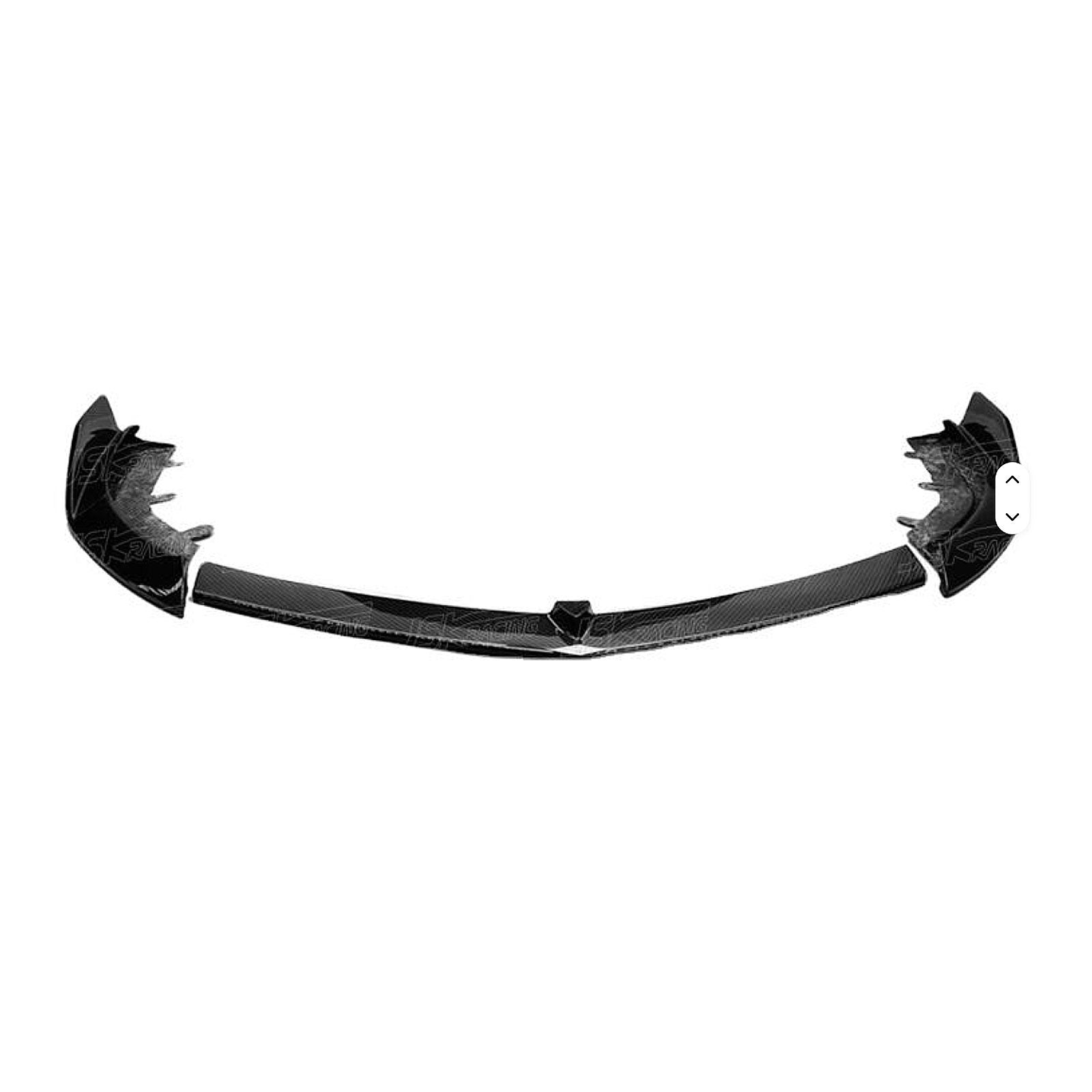 W Style Carbon Fiber Front Bumper Lip for McLaren GT - Bull Boost Performance