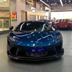 W Style Carbon Fiber Front Bumper Lip for McLaren GT - Bull Boost Performance