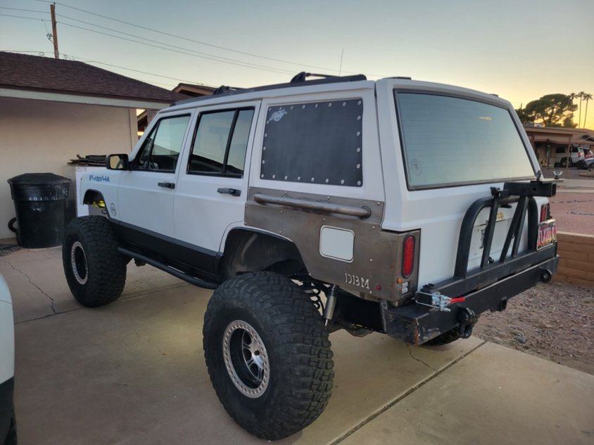 1984-2001 Jeep Cherokee XJ Molle Panel Rear Window Replacement Kit By Gatekeeper Off-Road