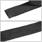 Type-2 Style Exhaust Heat Wrap - 2" x 30' Black with Zip Ties