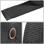 Type-2 Style Exhaust Heat Wrap - 2" x 30' Black with Zip Ties
