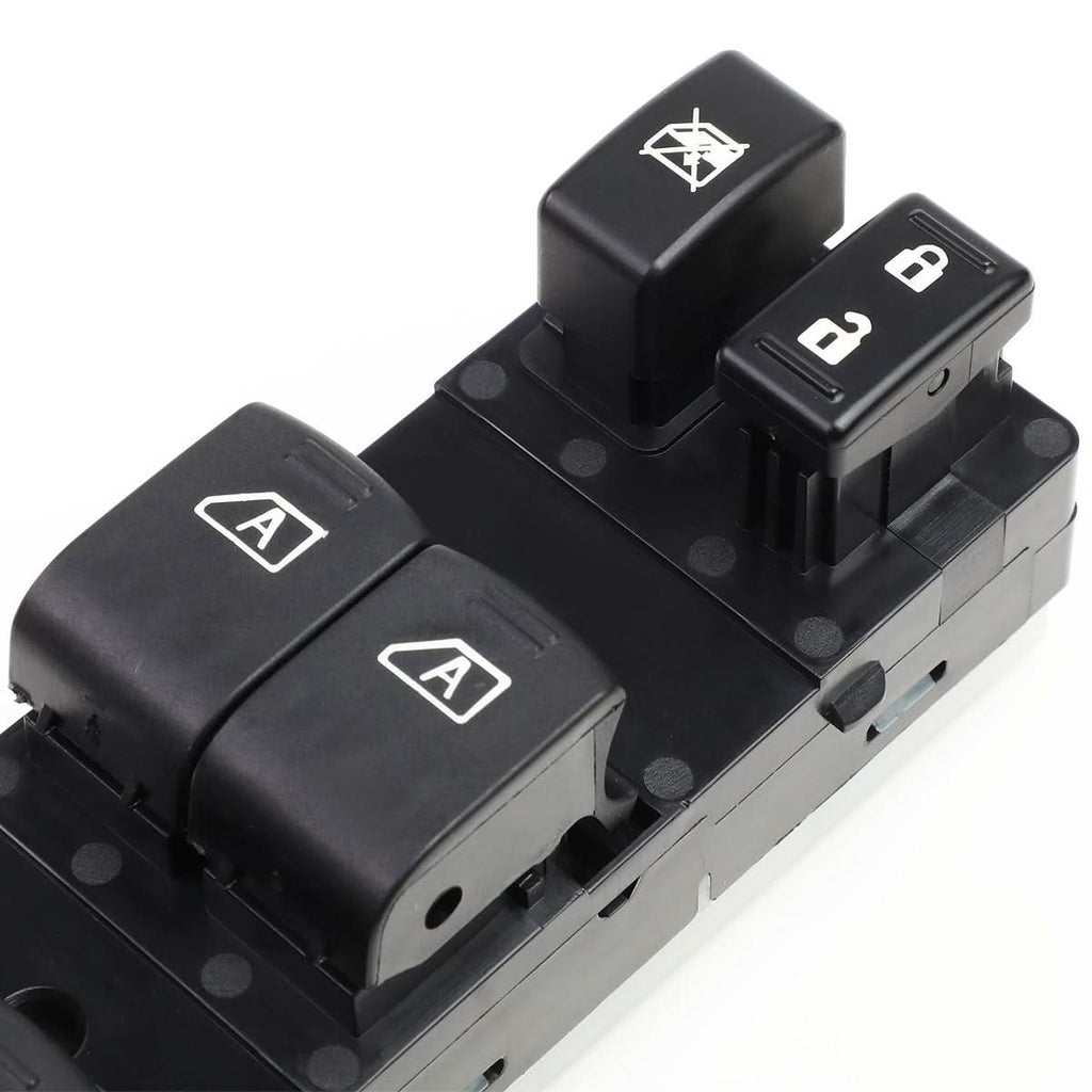 07-12 Nissan Pathfinder Power Window Switch - Driver Side Black