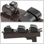 Power Window Switch - Driver Side - Black