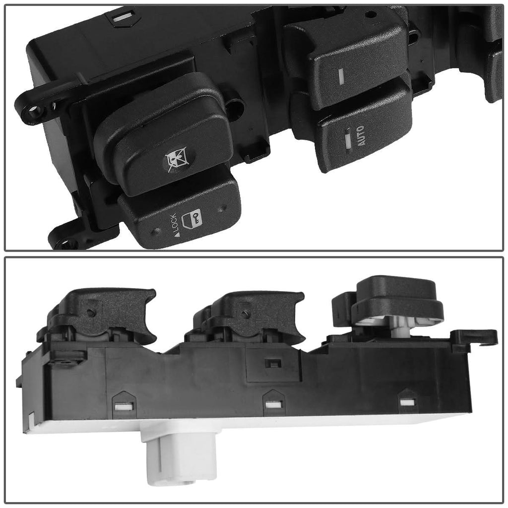 08-10 Hyundai Sonata Power Window Switch - Driver Side Black