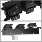 08-10 Hyundai Sonata Power Window Switch - Driver Side Black