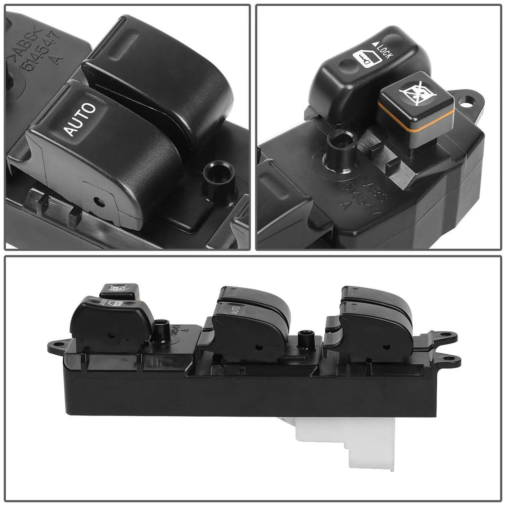 2001-2010 Toyota Multi-Model Power Window Switch - Driver Side Black