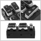 03-08 Lincoln Town Car Power Window Switch Driver Side Black