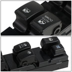 05-09 Hyundai Tucson Power Window Switch - Driver Side Black