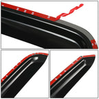 99-07 Chevrolet Silverado GMC Sierra Standard Cab Window Visors Carbon Fiber
