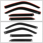 1996-2002 Toyota 4Runner Smoke Window Visors 4PCS