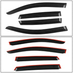 2007-2012 Dodge Caliber Smoke Window Visors 4PCS