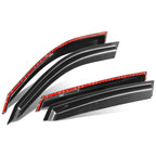 01-10 Chrysler PT Cruiser Window Visors Carbon Fiber 4PCS Black
