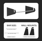 Wall/Ceiling Mount Dispenser Holder Brackets for Bubble Wrap Foam Rolls Packing - Bull Boost Performance