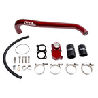 Wehrli 01-05 Chevy 6.6L LB7/LLY Duramax Thermostat Housing & Upper Coolant Pipe Kit - Bengal Silver