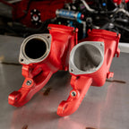 Wehrli 11-16 Chevrolet 6.6L LML Duramax High Flow Y-Bridge Kit - WCFab Red