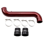 Wehrli 11-16 Duramax LML Passenger Side 3.5 in. Intercooler Pipe - Chevy Orange