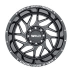 Weld Off-Road W117 20X10 Fulcrum 8X180 ET-18 BS4.75 Gloss Black MIL 124.3