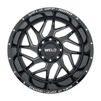 Weld Off-Road W117 22X10 Fulcrum 6X135 6X139.7 ET-18 BS4.75 Gloss Black MIL 106.1