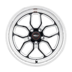 Weld S107 17X8 Laguna 5X127 ET00 BS4.50 Gloss Black MIL Dia 78.1