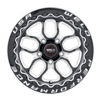 Weld S907 15X10 Laguna Beadlock 5X114.3 ET25 BS6.5 Gloss Black MIL Dia 78.1