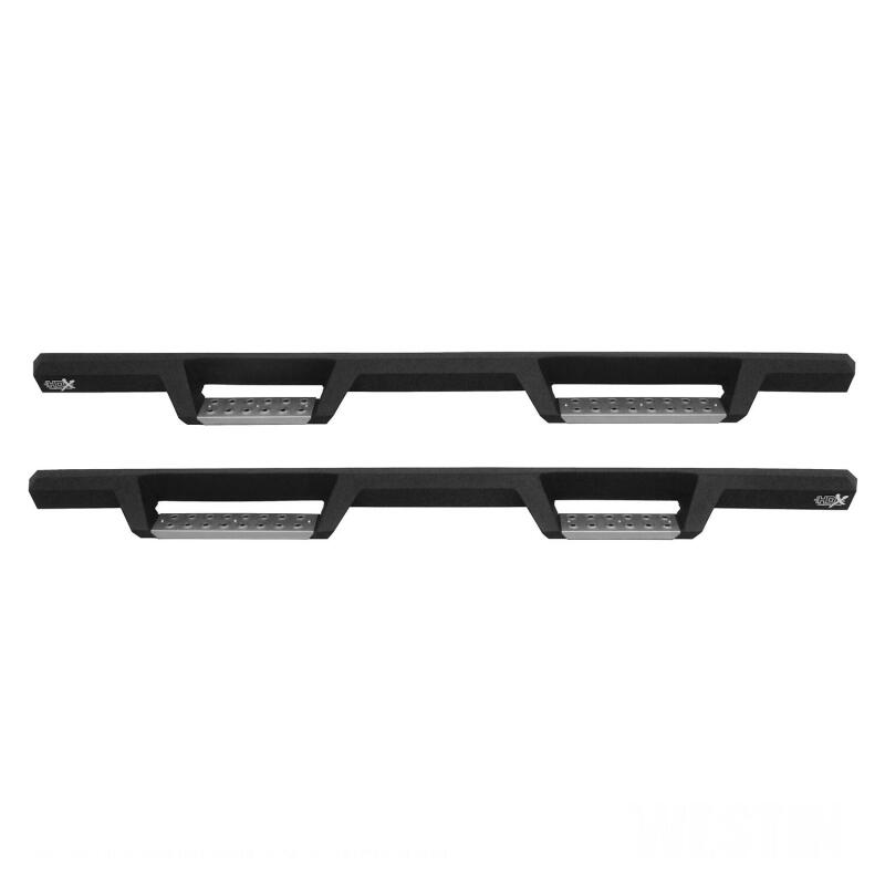 Westin 09-14 Ford F-150 Supercrew HDX Stainless Drop Nerf Step Bars - Tex. Blk