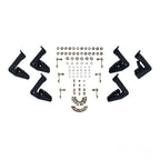 Westin 09-14 Ford F-150 Supercrew HDX Stainless Drop Nerf Step Bars - Tex. Blk