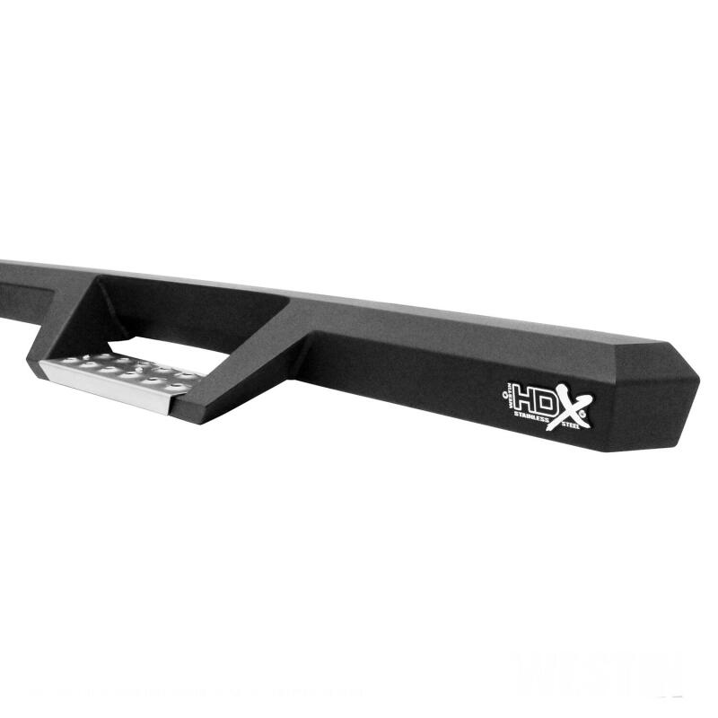 Westin 09-14 Ford F-150 Supercrew HDX Stainless Drop Nerf Step Bars - Tex. Blk