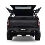Westin EXP Truck Cap COMPLETE KIT A + BS (21-25 Ford F-150/Lightning/Raptor CC 5.5ft. Bed) - Black