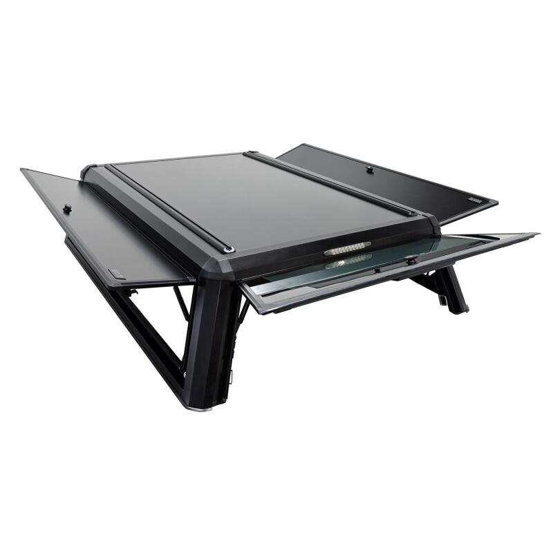 Westin EXP Truck Cap COMPLETE KIT A + BS (24-25 Toyota Tacoma DC 6ft. Bed) - Black