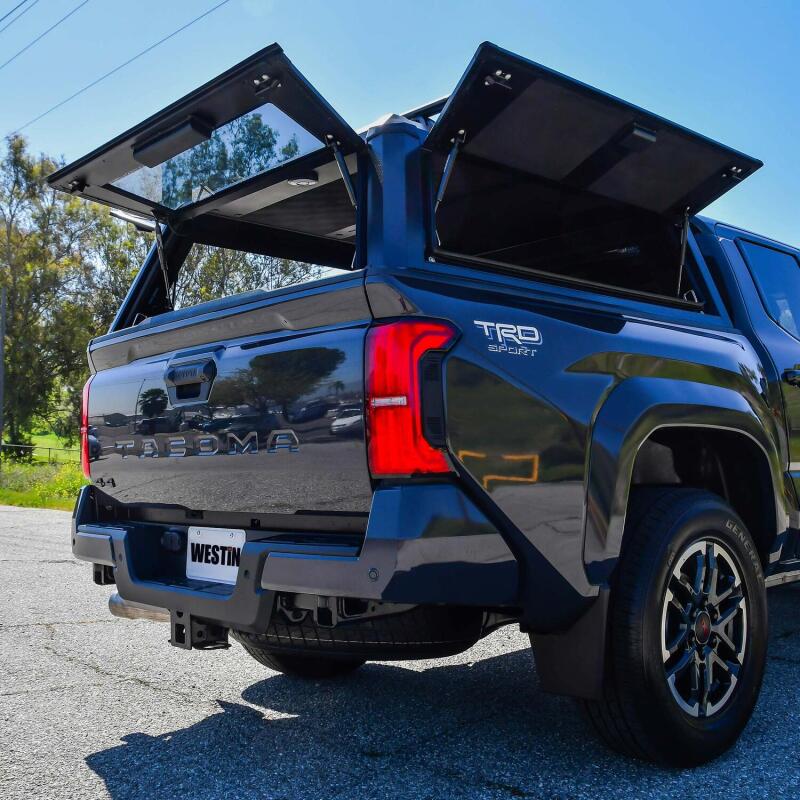 Westin EXP Truck Cap COMPLETE KIT A + BS (24-25 Toyota Tacoma 5ft. Bed) - Black