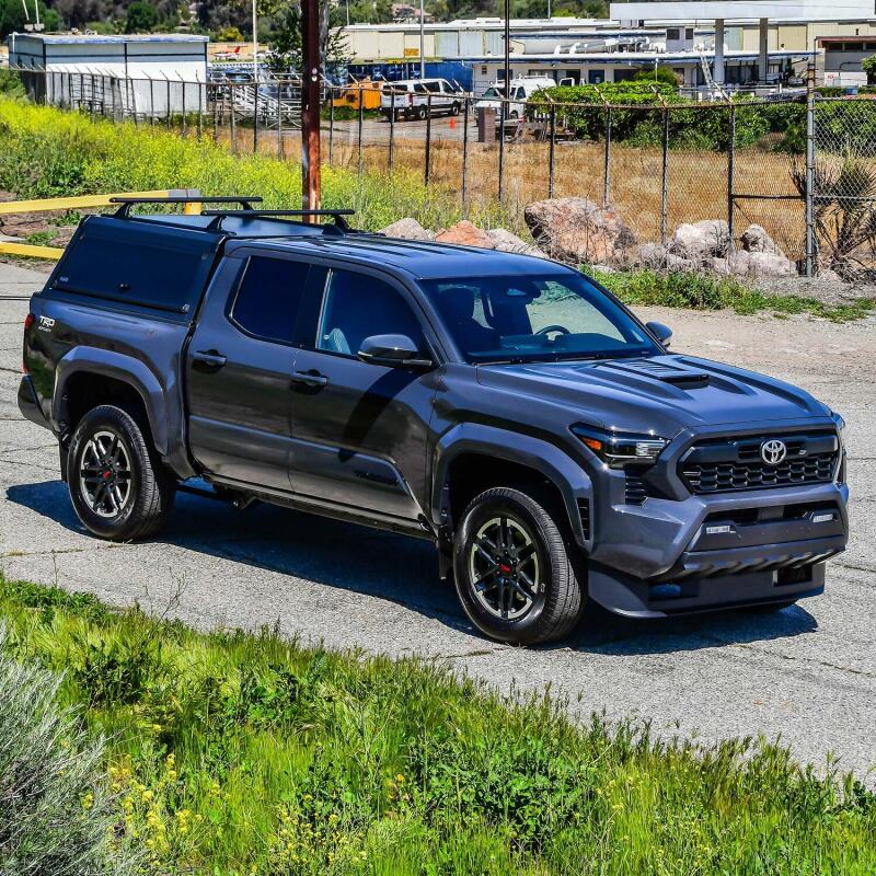 Westin EXP Truck Cap COMPLETE KIT A + BS (24-25 Toyota Tacoma 5ft. Bed) - Black