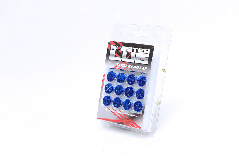 Wheel Mate Monster Lug Nut Caps - Green 14x1.50