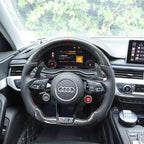 Carbon Fiber Steering Wheel Replacement for Audi R8 - Bull Boost Performance