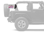 America 250 12"x18" Forever Wave Flag for Jeep Wrangler LJ 2003-2006